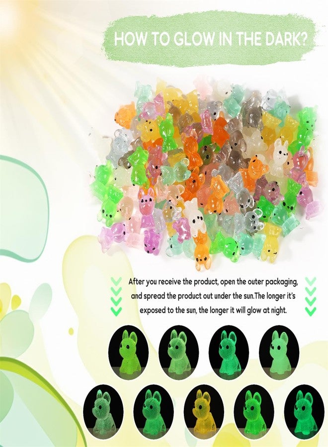 XIHIRCD 90 قطعة من تماثيل الكلاب الصغيرة المضيئة المصنوعة من الراتنج، تماثيل كلاب مصغرة لطيفة لإخفاء تماثيل الكلاب الصغيرة المصنوعة من الراتنج، تتوهج في الظلام، حيوانات صغيرة من الراتنج للأعمال اليدوية وتزيين الكيك والمناظر الطبيعية - Image 5